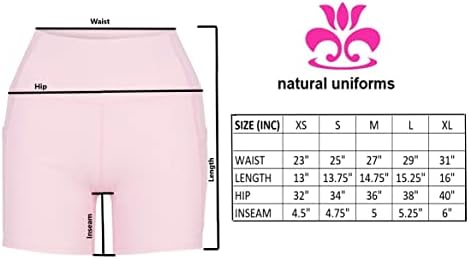 Дамски къси панталони за йога с Висока Талия Natural Uniforms с контрол на корема