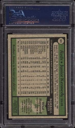 1979 Топпс #501 Джуниор Кенеди - Червени - PSA 9-18507721 - Бейзболни картички с надписи