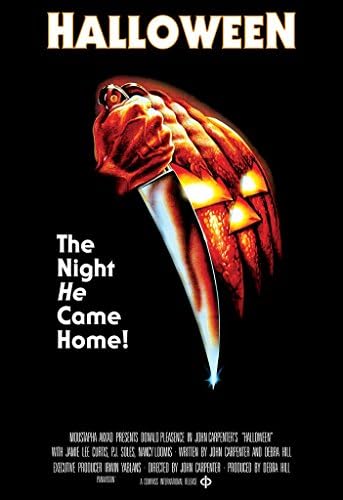 Плакат на филма Хелоуин 1978 27 см x 40 см (Размер кино) Филм на ужасите