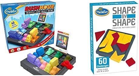 Логическа игра ThinkFun Форма за форма с творчески дизайн за деца от 8 години до възрастни - развитие на умения за логическо разсъждение с помощта на едно вълнуващо геймплея