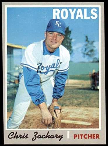1970 Topps 471 Крис Захари Канзас Сити Роялз (Бейзболна картичка) БИВШ Роялз