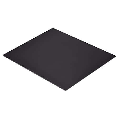 MECCANIXITY Черен Лист ABS-пластмаса 10x8x0,08 инча за Изграждане на Модели, Занаяти, Панел