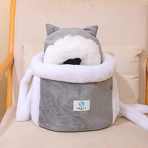 Раница ZISOUQ Cat go Out за пълнене на котешки тоалетни на закрито, Интегрирани Аксесоари за котки, чанта за котки Сив цвят (12 кг.)