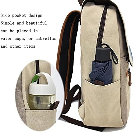 Аниме-раница XUESUO, чанти за лаптоп, холщовые пътни чанти с голям капацитет, бежово, един размер