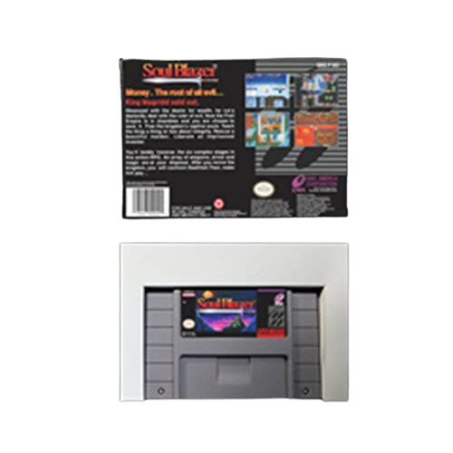 Samrad Soul Blazer - RPG Игра карта Battery Save US Версия на Дребно Кутия