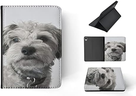 Калъф за таблет Schnauzer Dog 10 с ПАНТИ капак за Apple IPAD Mini (2021) (6-то поколение)