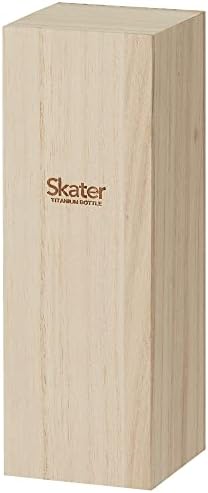 Skater TMB5 - Ультралегкая Титановая чаша-бутилка, 16,9 течни унции (около 500 мл), като Основната дървена кутия