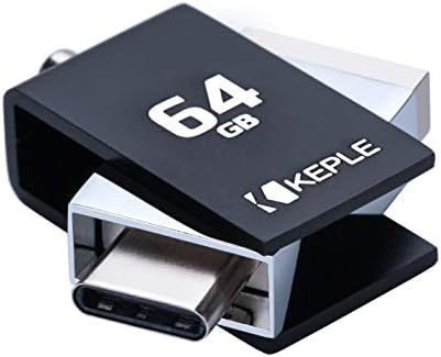 USB Memory Stick 64 GB USB C 3,0 Високоскоростна флаш памет с две OTG-дръжки, Съвместим с Xiaomi Mi A1, A2, A3 / Mi Mix 3, Mi Mix 2 / Mi 8, 8 Pro, 8 Lite / Redmi K20, K20 Pro | флаш-памет 64 GB Type C за пренос на данни