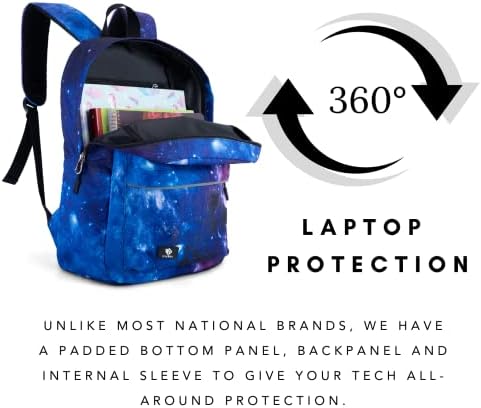 Детска раница Fenrici за момичета, Момчета, юноши, Преработен Училищна чанта С подплатено отделение за лаптоп Идеална за ежедневна употреба