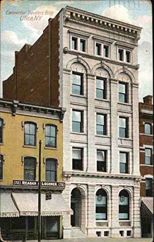 Commercial Travelers Building Утика, Ню Йорк, Ню Йорк Оригиналната Антични Картичка 1912 г.