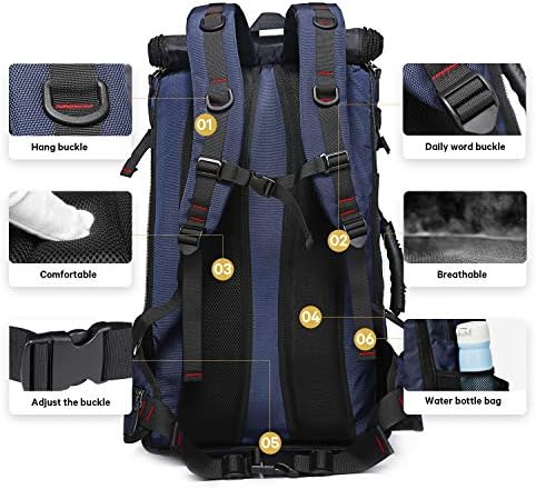 Раница за пътуване на TANIA, Раница за носене на ръка, Сгъваема Здрава спортна чанта, подходяща за 15,6-инчов лаптоп за мъже и жени (Среден обем 35 л)