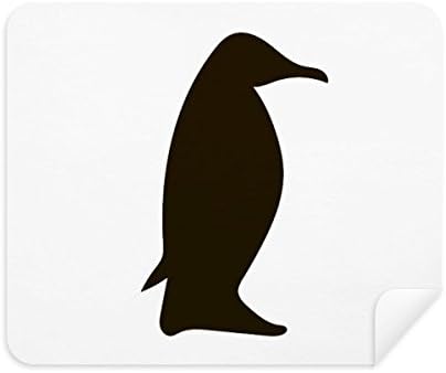 Черен Пингвин Изображение на Животното Плат За Почистване на Екрана за Пречистване на 2 елемента Замшевой Тъкан