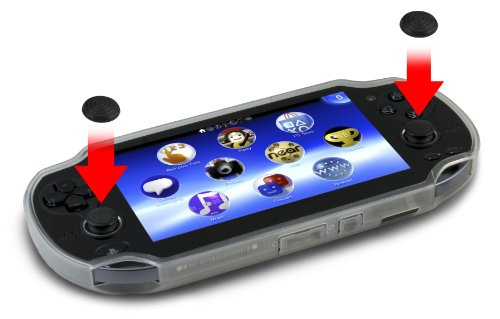 Броня CTA Digital PS Vita системата от TPU С Допълнителни Накладки