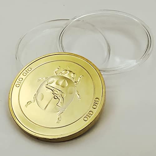 Японското Аниме JoJo Възпоменателни Монети Giorno Йоанна Adventure Възпоменателни Монети, Златни Вятър Монети, Позлатени монети