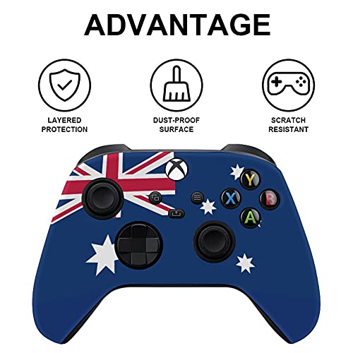 Австралийски Флаг Скинове за конзолата Xbox серия X И контролер Vinyl Стикер на кожата, Стикер-калъф За опаковане (Xbox X серия)
