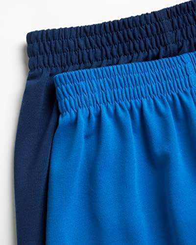 Спортни къси панталони Reebok за момчета - от 2 опаковки френски Хавлиени спортни къси панталони - Спортни шорти за бягане във фитнеса (8-20)