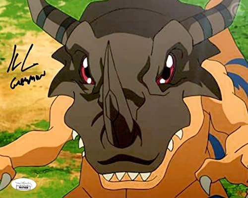 Кайл Хърбърт с автограф и надпис 8x10 снимка Digimon Adventure JSA COA Греймон