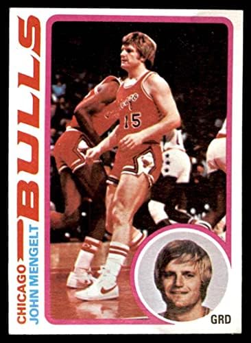 1978 Topps 53 Джон Менгелт Чикаго Булс (Баскетболно карта) EX/MT+ Булс Обърн