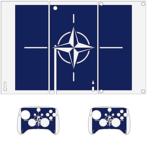 Флаг на НАТО Скинове за конзолата Xbox серия X И контролер Vinyl Стикер на кожата, Стикер-калъф За опаковане (Xbox X серия)