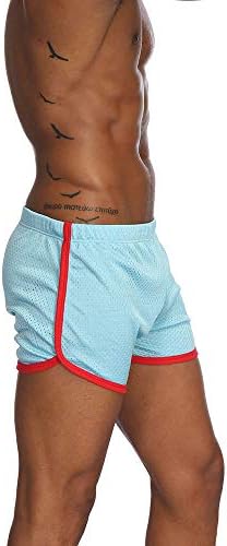 UXH Мъжки Панталони Shorts За Занимания с Бодибилдинг, Бягане Във фитнеса, Стегнати Шорти за Стягане