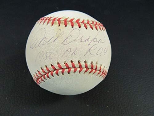 Уолт Дропо Подписа Автограф Rawlings OAL Baseball с Надпис B121 - Бейзболни топки с Автографи