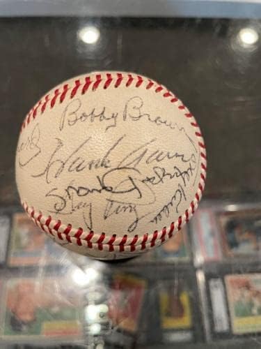 Легенди Mlb 1960-те Подписаха и Бейзболни топки Уолтър О ' Мэлли Аарон Хъбард Бэнкса Джайлса Jsa - Бейзболни топки с автографи