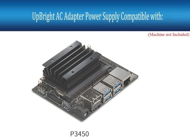 Адаптер UpBright 5, ac/dc, който е съвместим с NVIDIA в jetson Nano Developer Kit B01 P3450 LPDDR4 945-13450-0000-100 94513450 5.0 В 4A DC5V 4000 ma 5 vdc YU-0504 YU0504 захранване на Зарядното устройство от мрежата