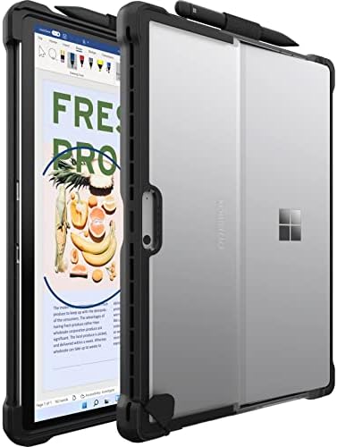 Студиен калъф OtterBox Symmetry Series за Microsoft Surface Pro 8 е (САМО) в търговията на дребно опаковки - Черен Кристал