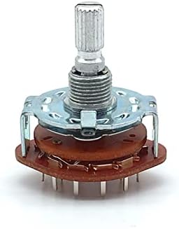 Микропереключатель ATNIDC 1 бр., вал RS25, за монтиране на панел, 4P3T-лентов Завъртане на ключа, 4 полюс, 3 позиции, 20 мм, слива вал с капак на превключвателя, Електромагнитен (Цвят: с дръжка)