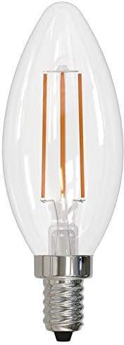 Bulbrite Инв 776756, Led лампа с нажежаема жичка с мощност 4 Вата, напълно регулируем, на основата под канделябр 2700k E12 E12, висок CRI за по-точно възпроизвеждане на цветовете (опаковка от 10 броя)