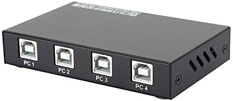 USB KVM газа, превключвател със защита от претоварване работен ток сплитер USB2.0 на пълна скорост 12 Mbit/s за клавиатурата, мишката