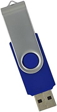 Лот 5 USB2.0 Отточна тръба на шарнирна връзка USB флаш памет Memory Pen Key Stick Pack (1 GB, синьо)