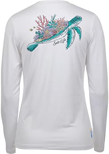 Мъжка Риза Salt Life Turtle Reef с дълъг ръкав Performance Shirt