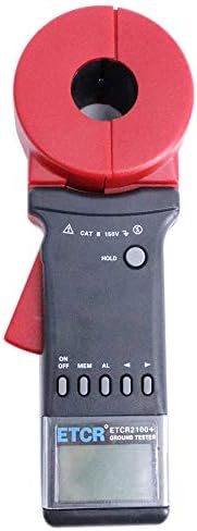 Измерване на съпротивление на Заземяване с Цифрово Клип Tongbao Тестер ETCR2100 + от 0,01 до 1200 Ома 32 Мм 99 комплекти на Данни, Съхранявани на Цифров Тестер на Съпротивлението на Заземяване С функция аларма