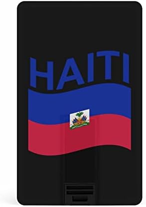 Знаме на Хаити Кредитна Банкова карта, USB Флаш памети Преносима Карта с Памет За съхранение на ключове 64G