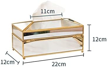 Кутия за Салфетки DINGZZ Домашен Декоративен съд Златни Автомобилни Притежателите Покриване на Метални Изделия от Хартиена Кутия За Салфетки